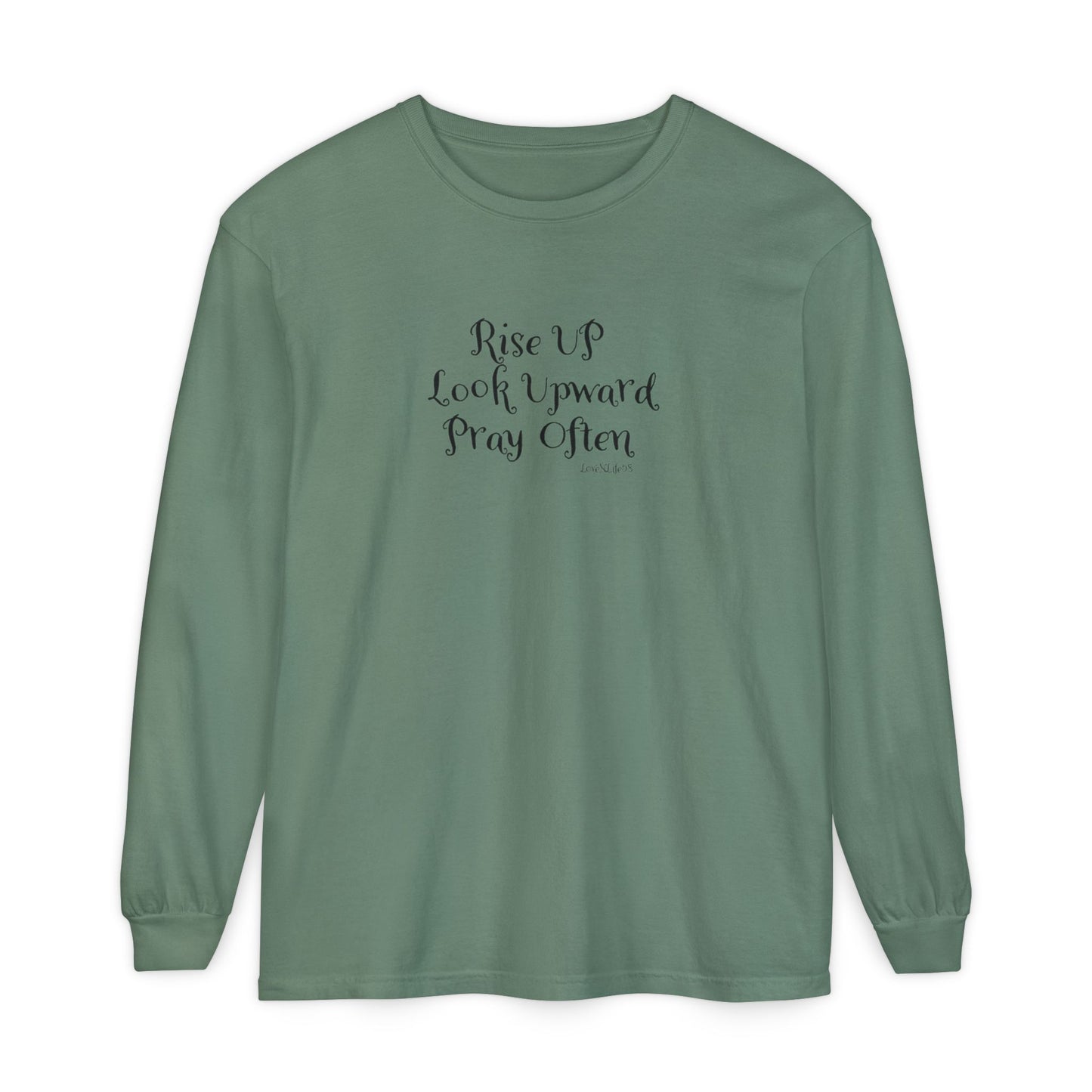 Rise UP Look Upward Tee - Comfort Colors Long Sleeve