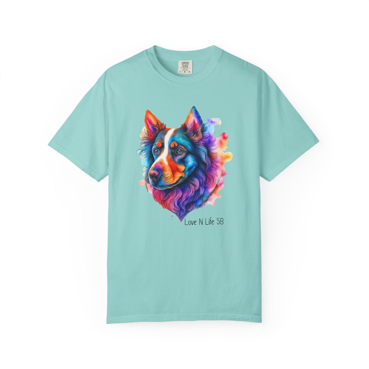 Colorful Dog Tee