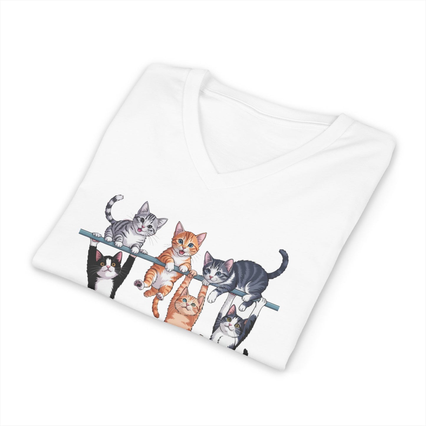 Cat Lover V-Neck Tee