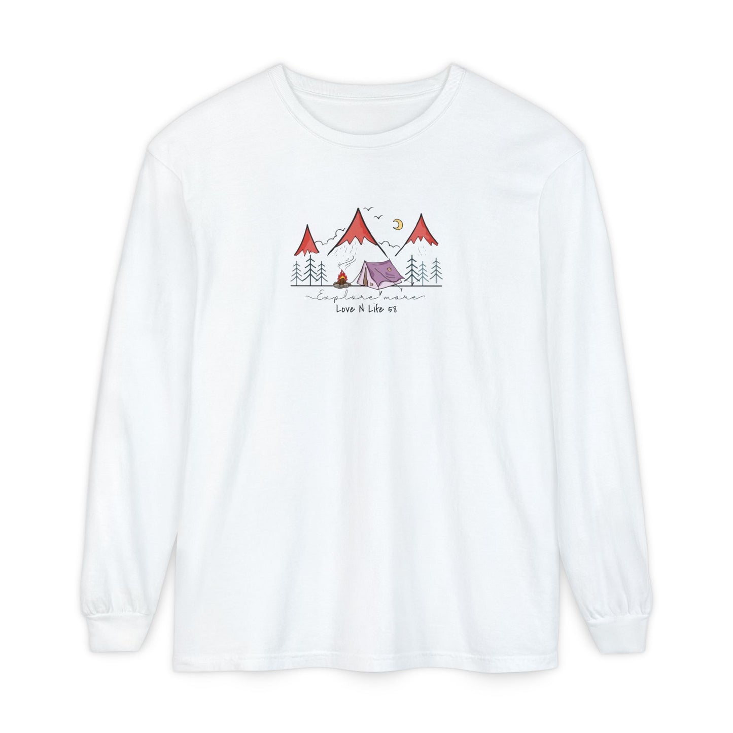 Explore More Tee - Comfort Colors Long Sleeve