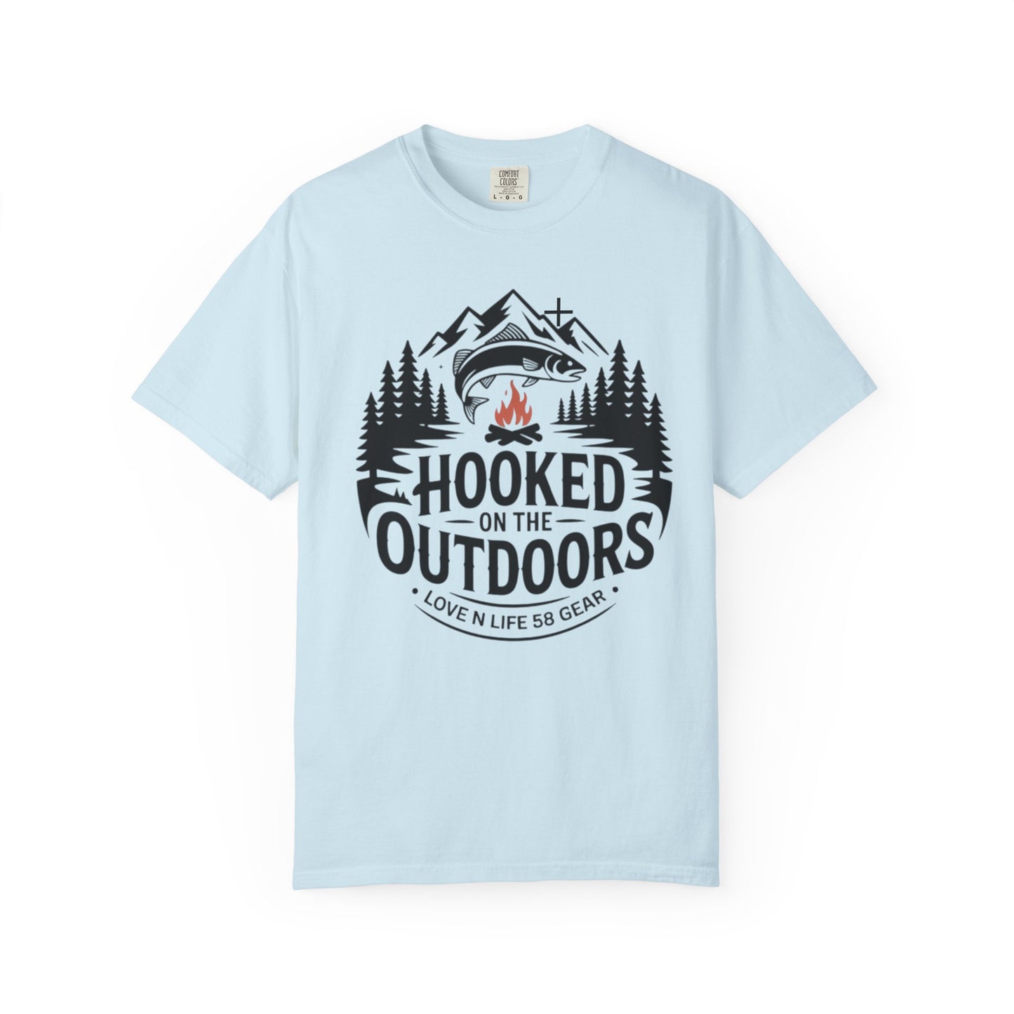 Hooked on the Outdoors Short Sleeve Fishing & Camping Tee