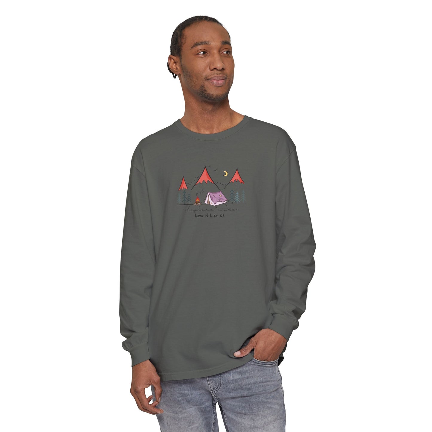Explore More Tee - Comfort Colors Long Sleeve