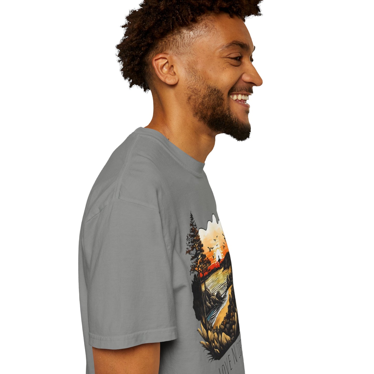 Love N Life Sunset Cross Tee - Color Comforts