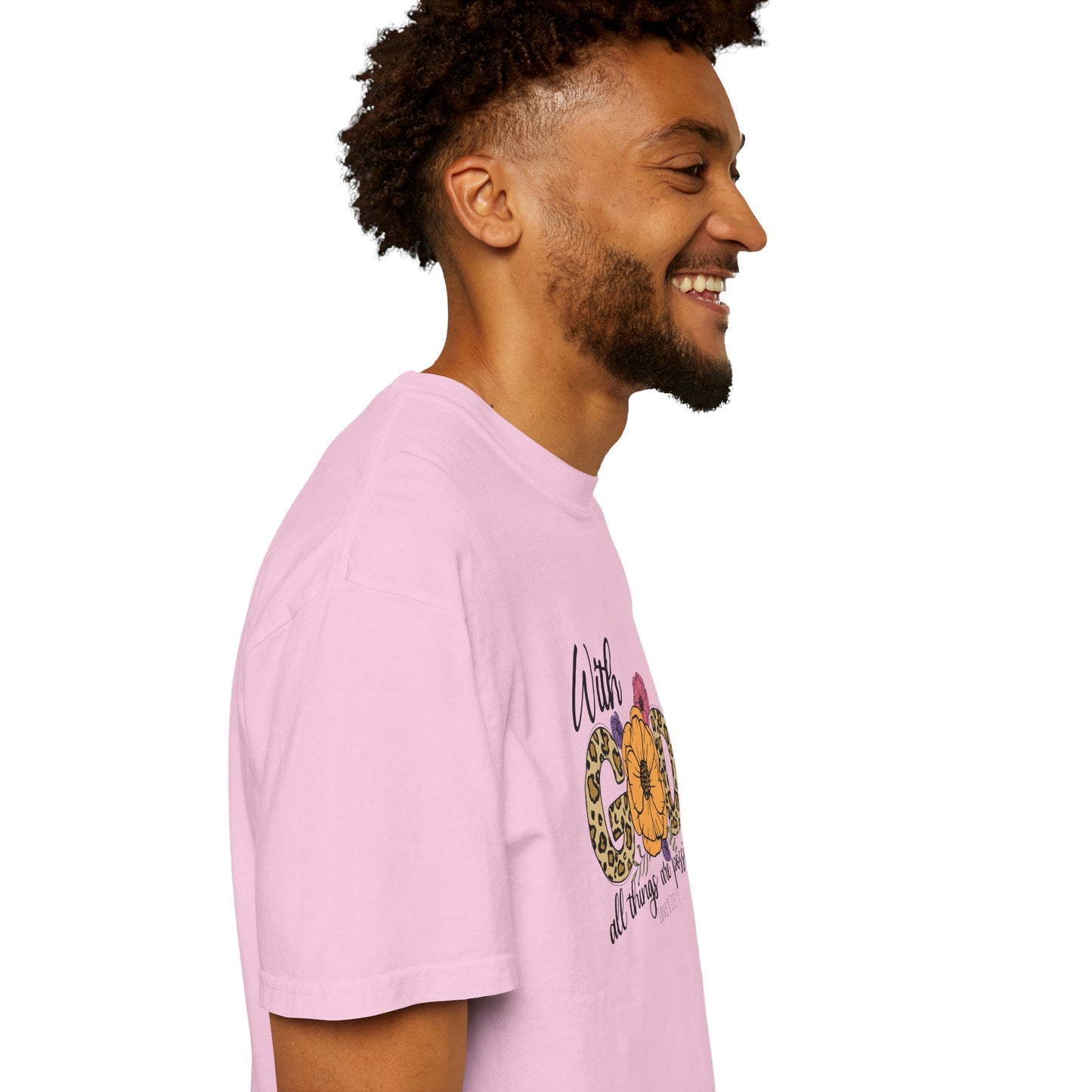 With God All Things Are Possible Tee- Comfort Colors