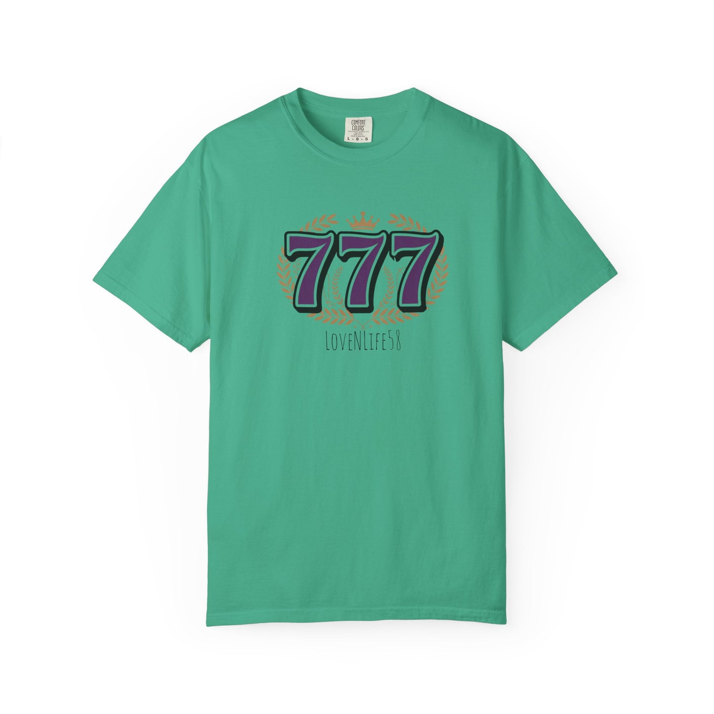 777 Tee - God , Jesus, Holy Spirt , Perfection