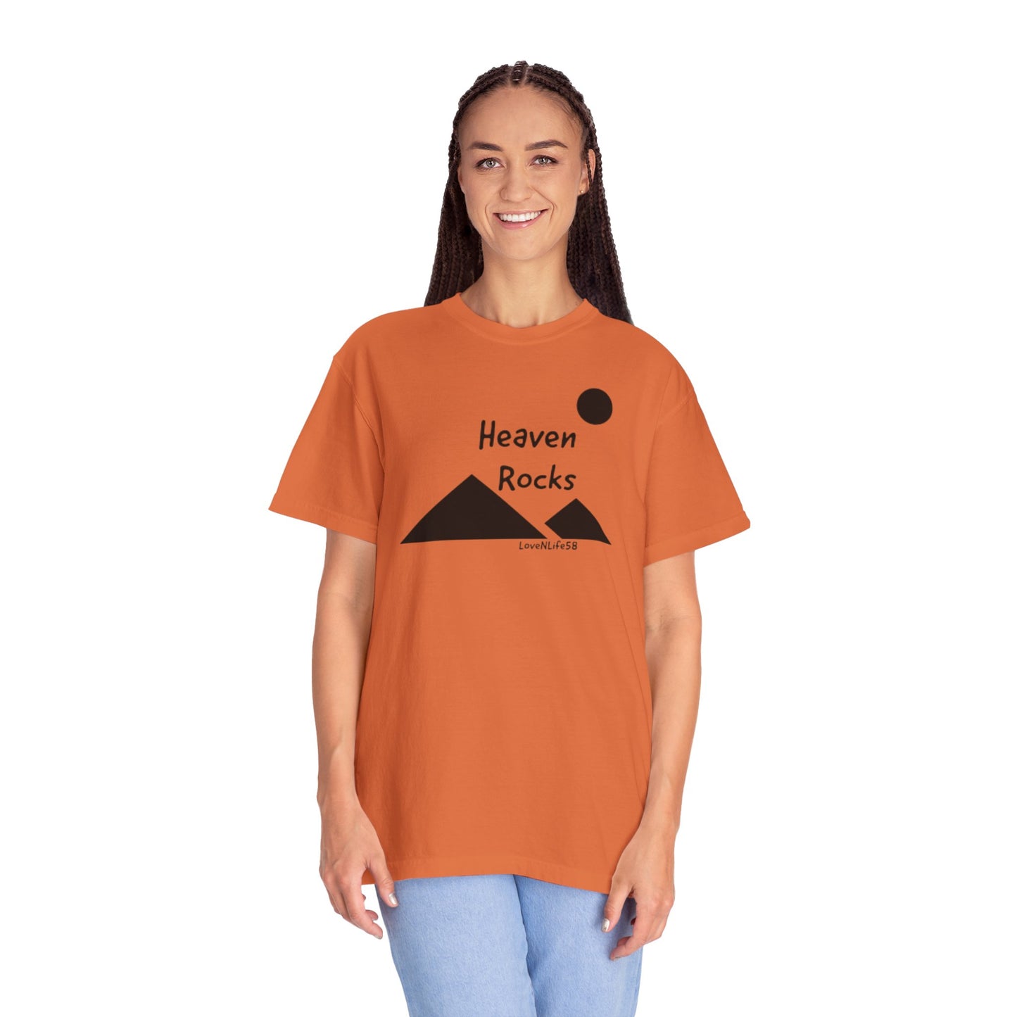 Heaven Rocks Tee- Comfort Colors