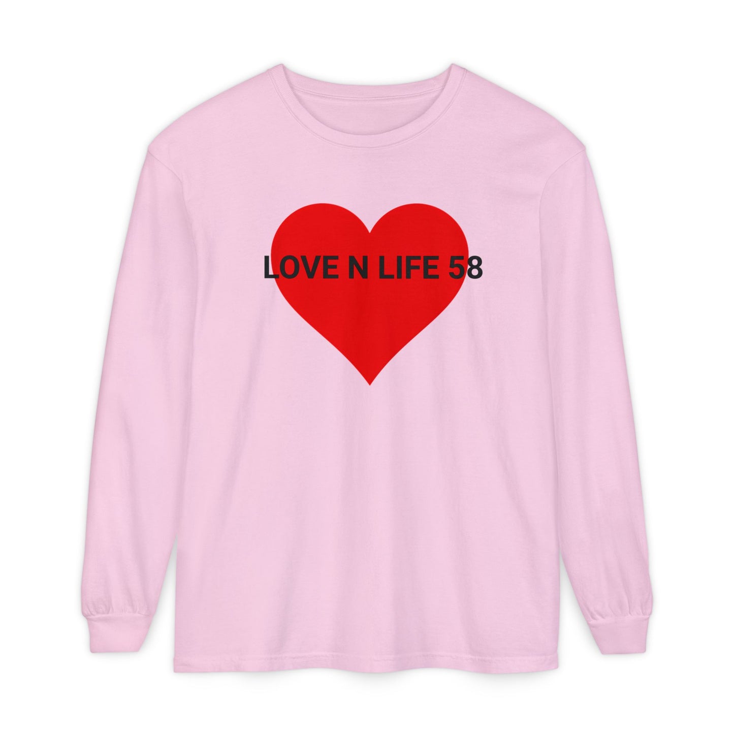 Love N Life 58 Heart Long Sleeve Tee