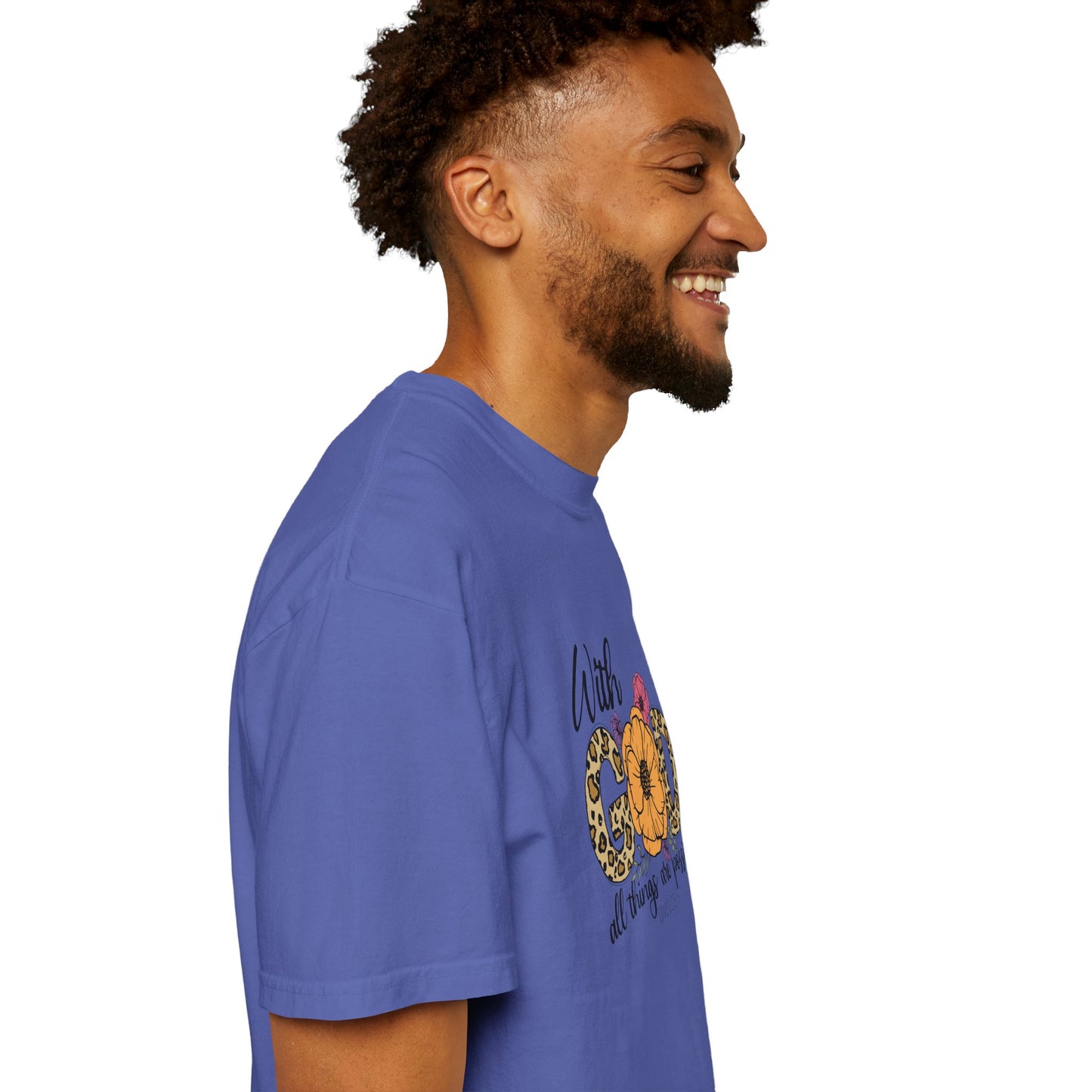 With God All Things Are Possible Tee- Comfort Colors