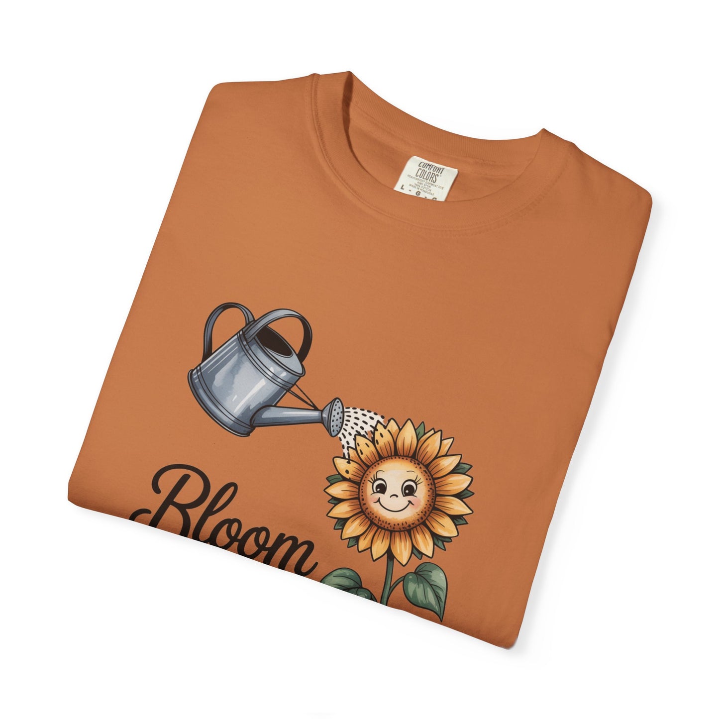 Bloom Where You Are Planted Sunflower Tee