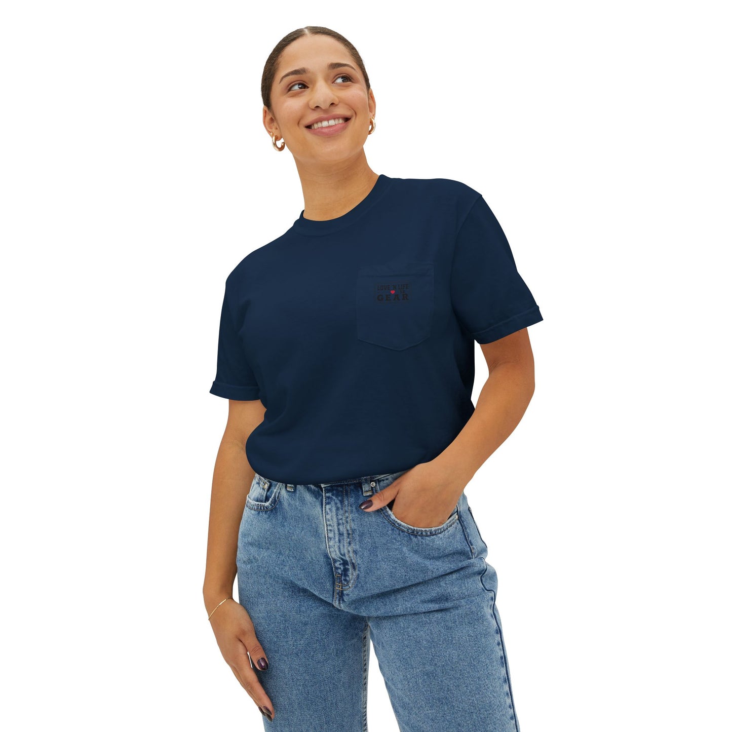 LITM - Comfort Colors Pocket T-Shirt Love N Life 58