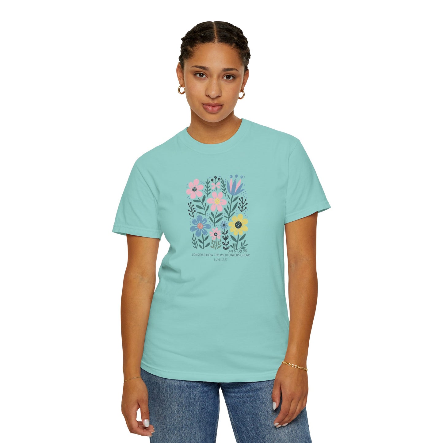 Consider the Wildflowers Tee - Comfort Colors