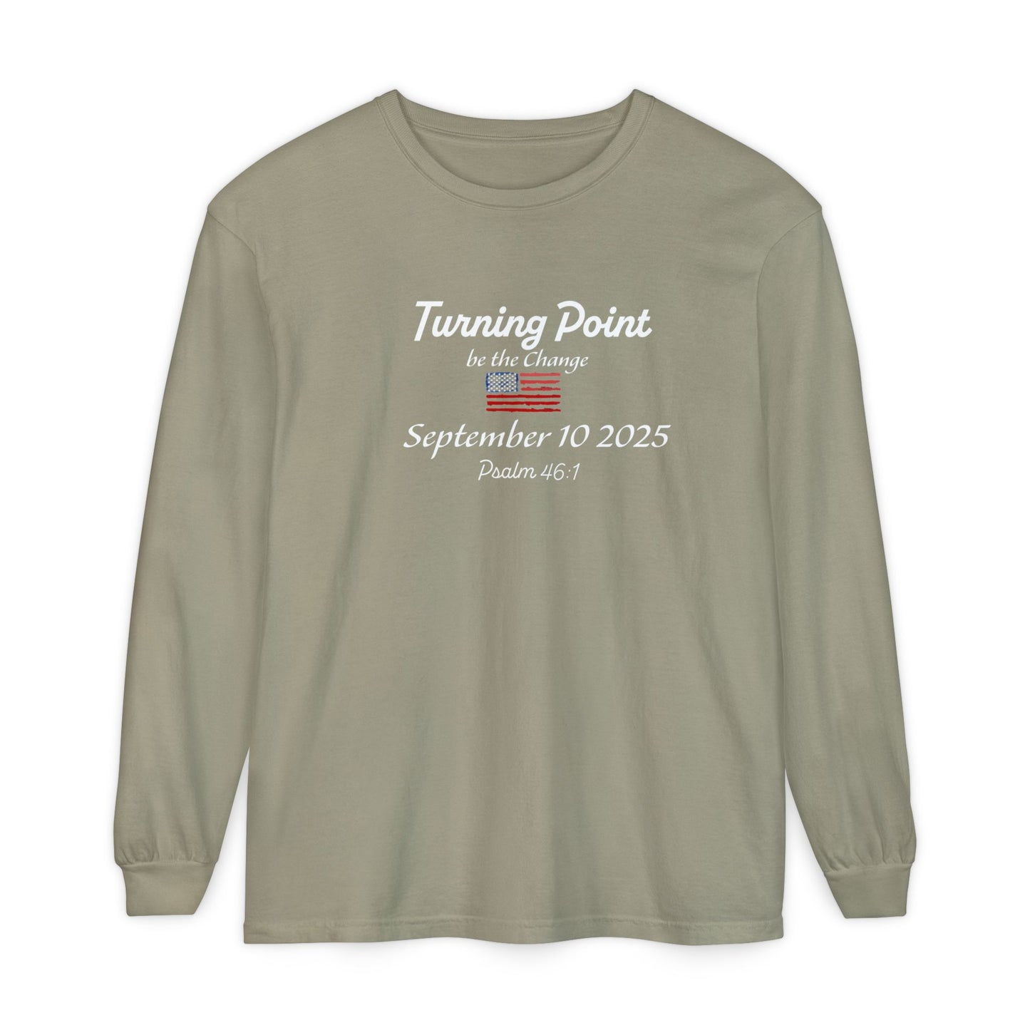 Turning Point Be the Change Long Sleeve Tee - Comfort Colors