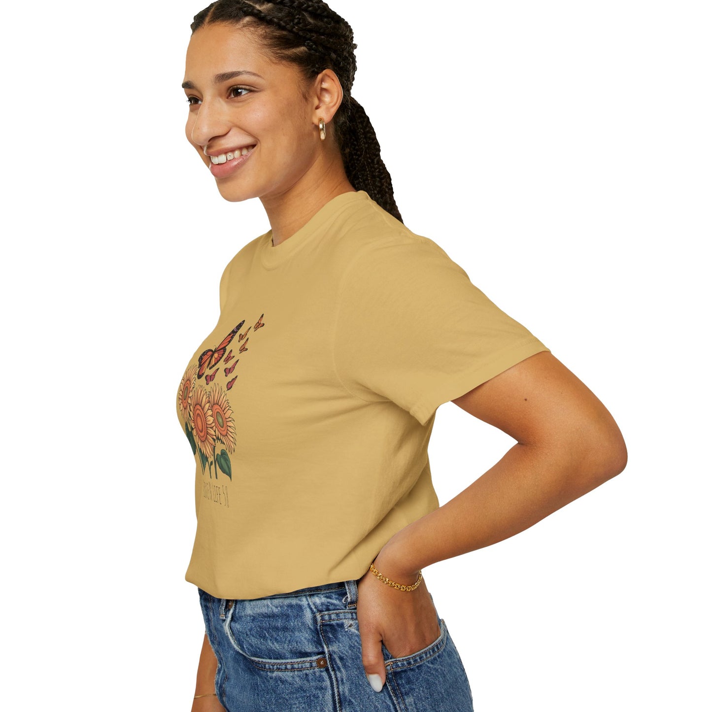 Sunflowers and Butterflies - Comfort Colors
