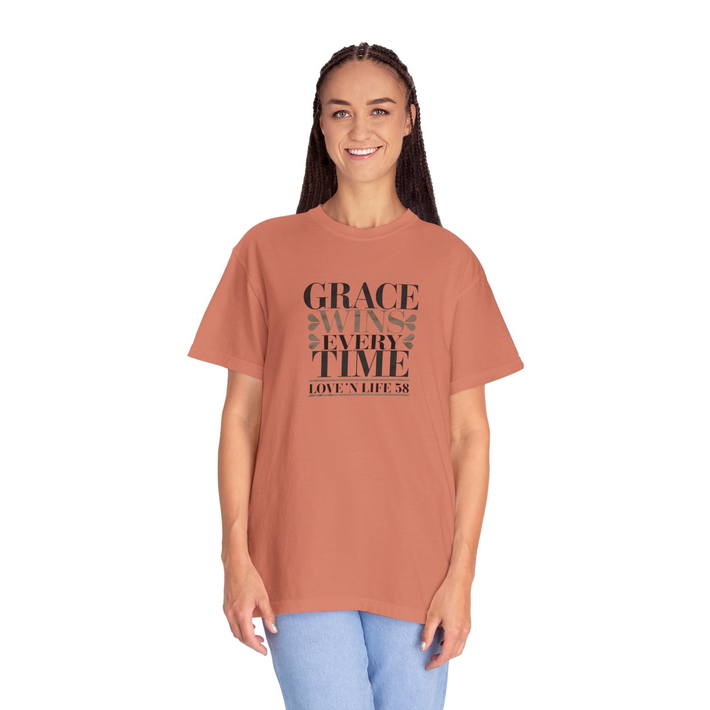 Grace Wins Every Time Tee - Comfort Colors
