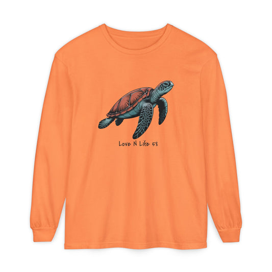 Turtle Love Tee - Comfort Colors Long Sleeve