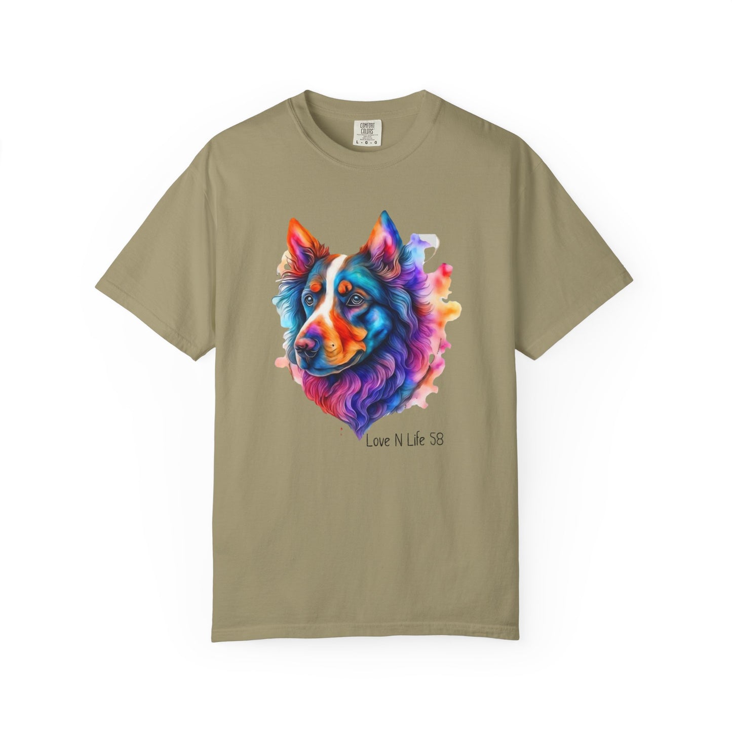 Colorful Dog Tee
