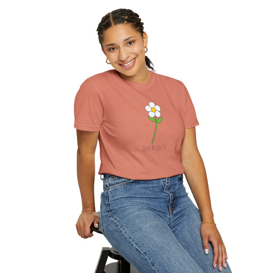 Love N Life Flower Tee - Comfort Colors
