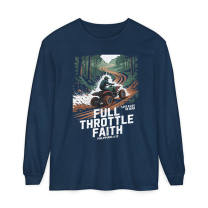 Full Throttle Faith Long Sleeve Tee — ATV Outdoor Christian