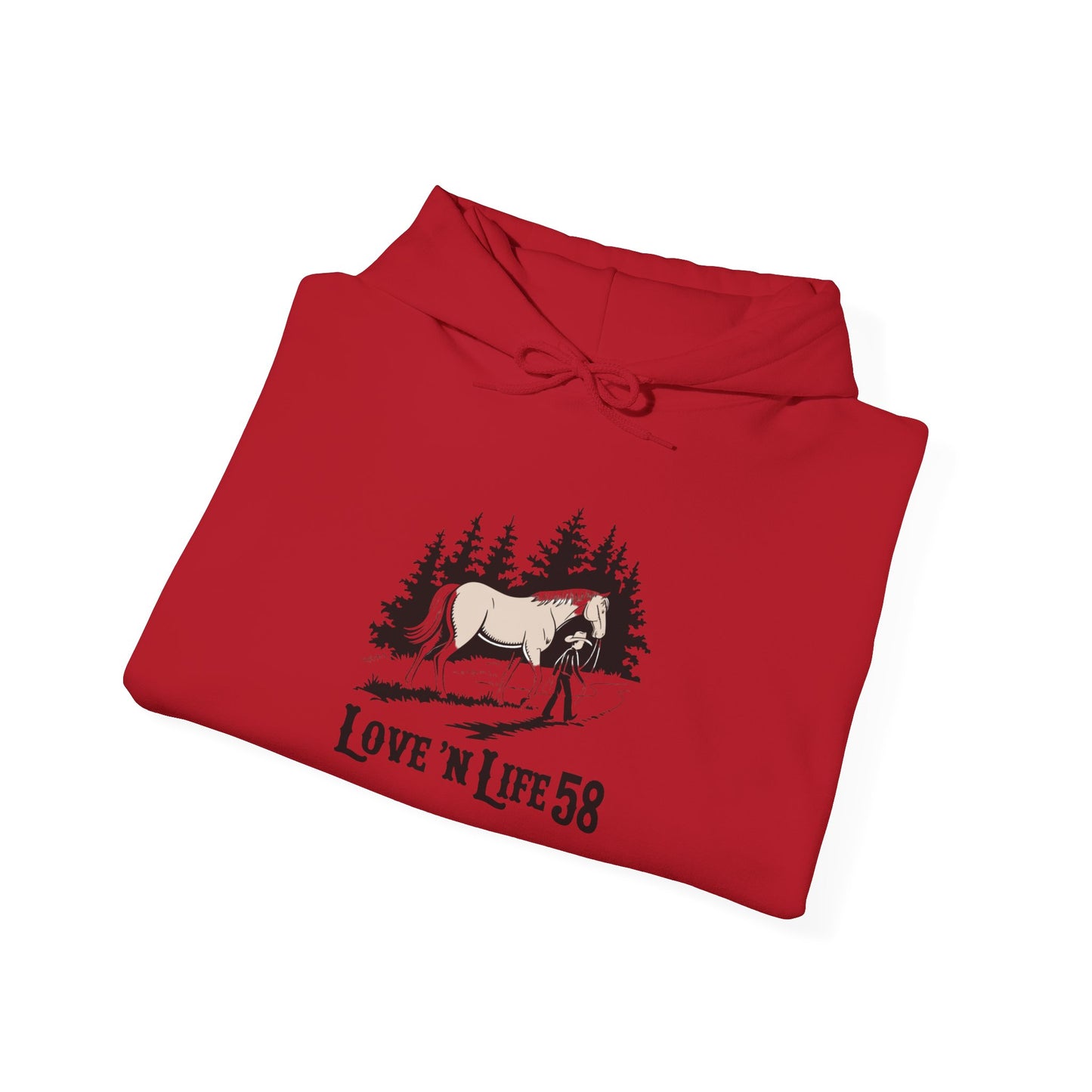 LoveNLife58 Horse and Rider - Hoodie