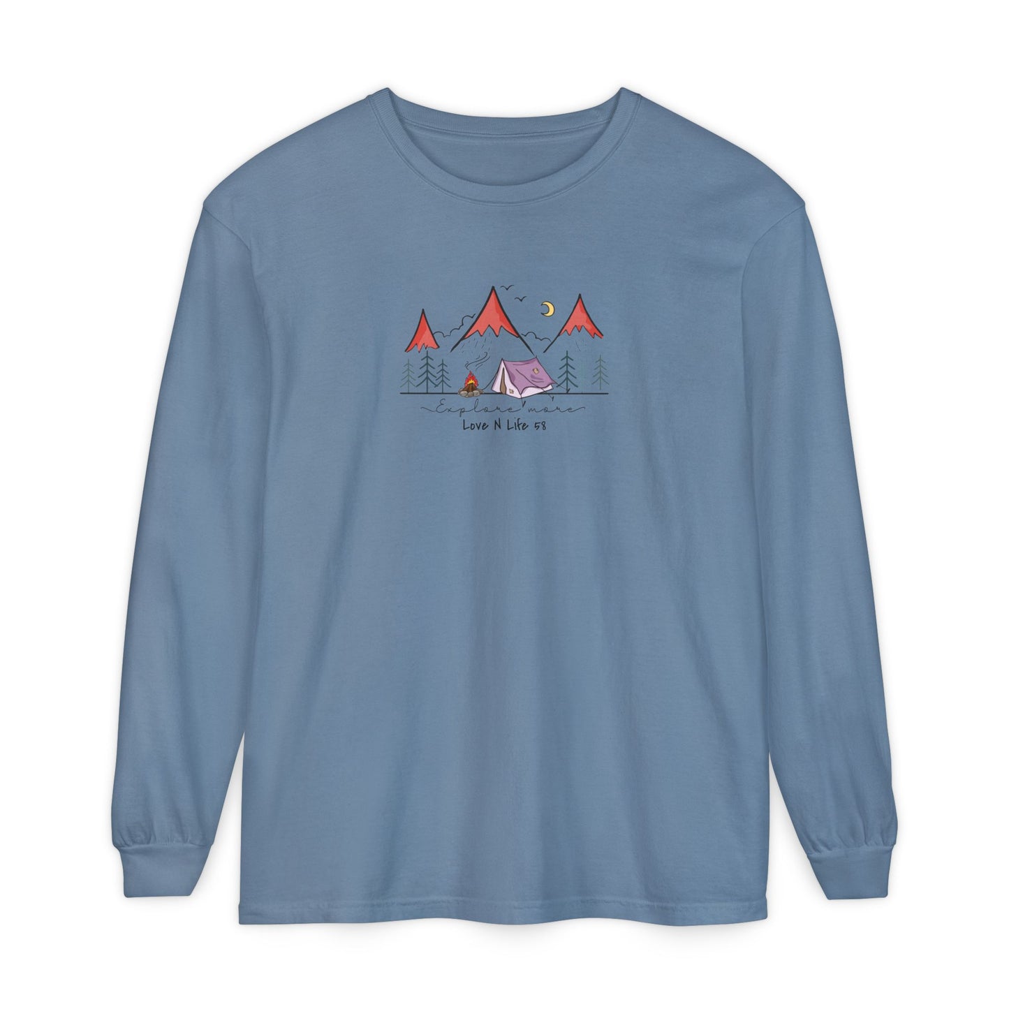 Explore More Tee - Comfort Colors Long Sleeve