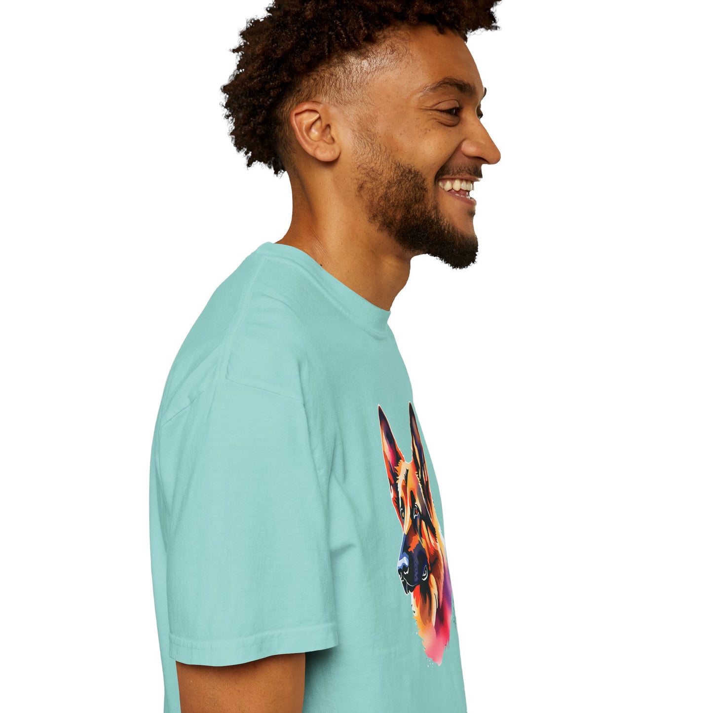 Colorful German Shepherd Tee - Comfort Colors