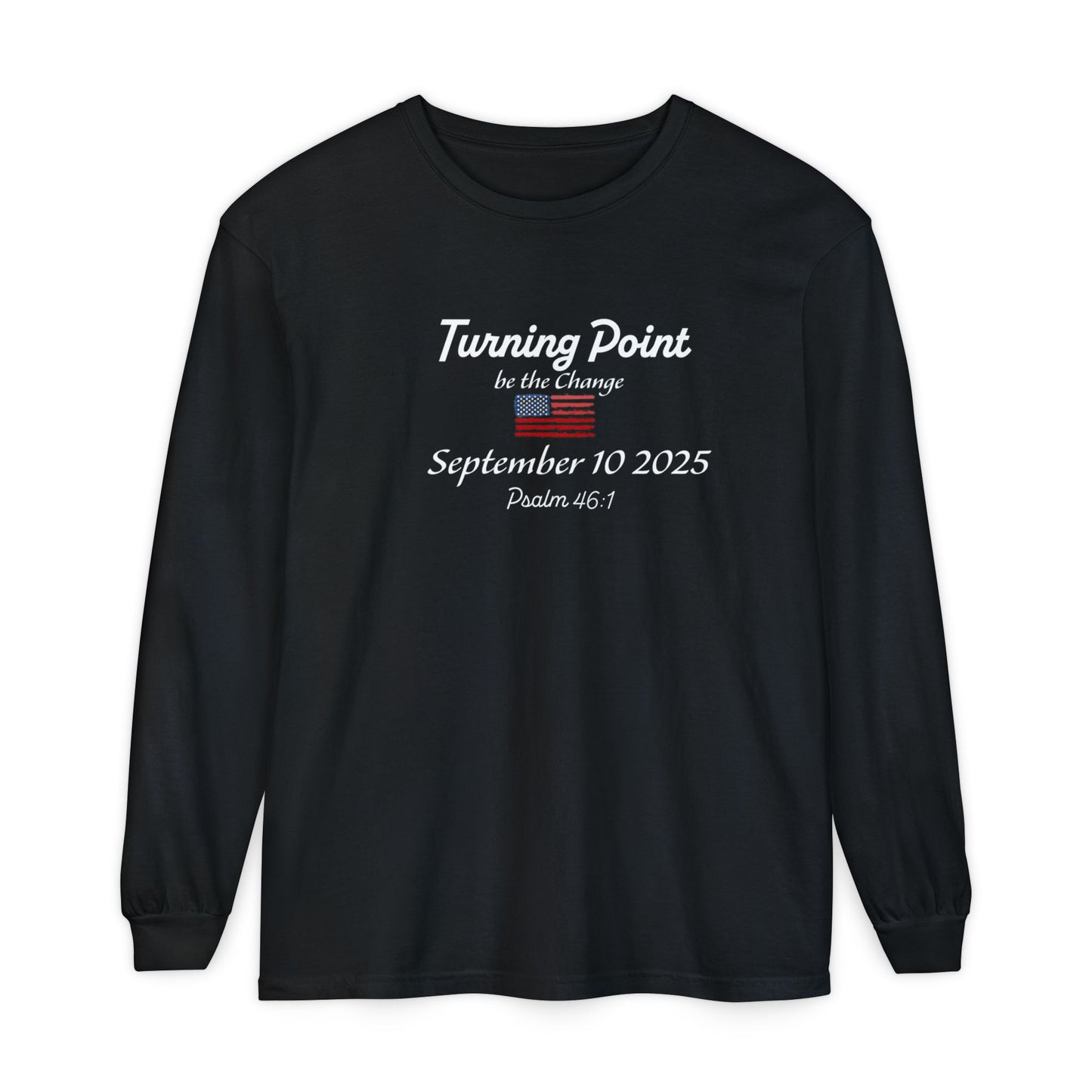 Turning Point Be the Change Long Sleeve Tee - Comfort Colors