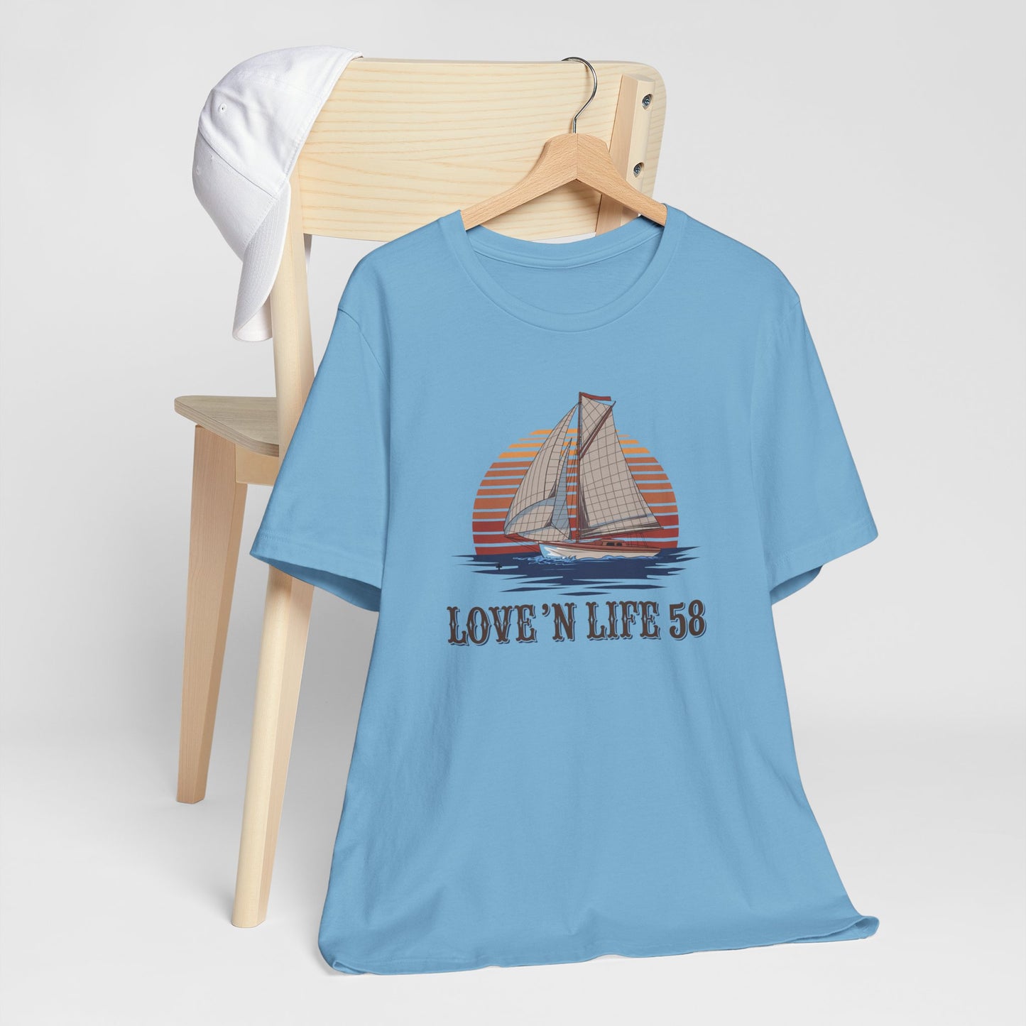 Vintage Sailing - LoveNLife58 Tee - Bella Canvas 3001