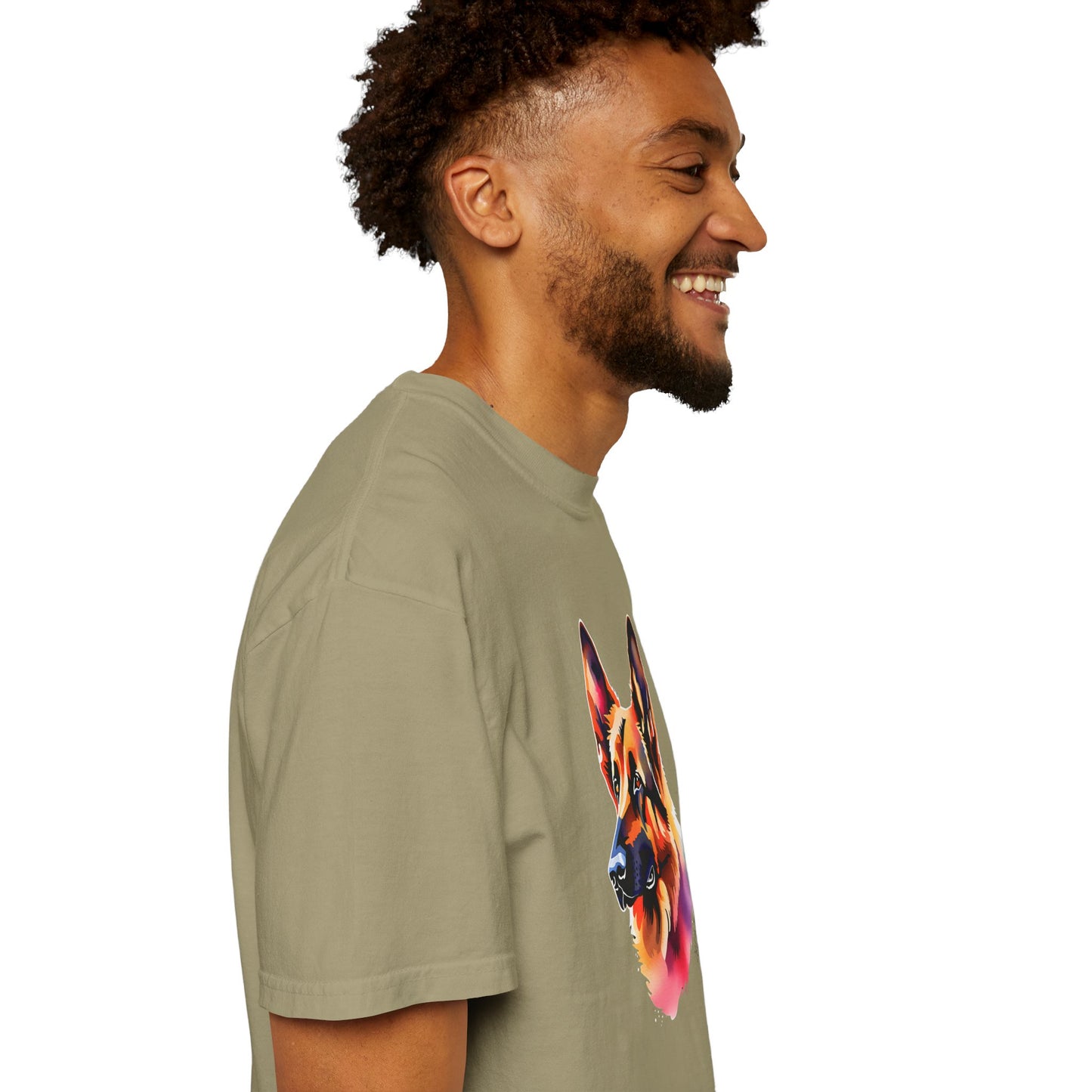 Colorful German Shepherd Tee - Comfort Colors
