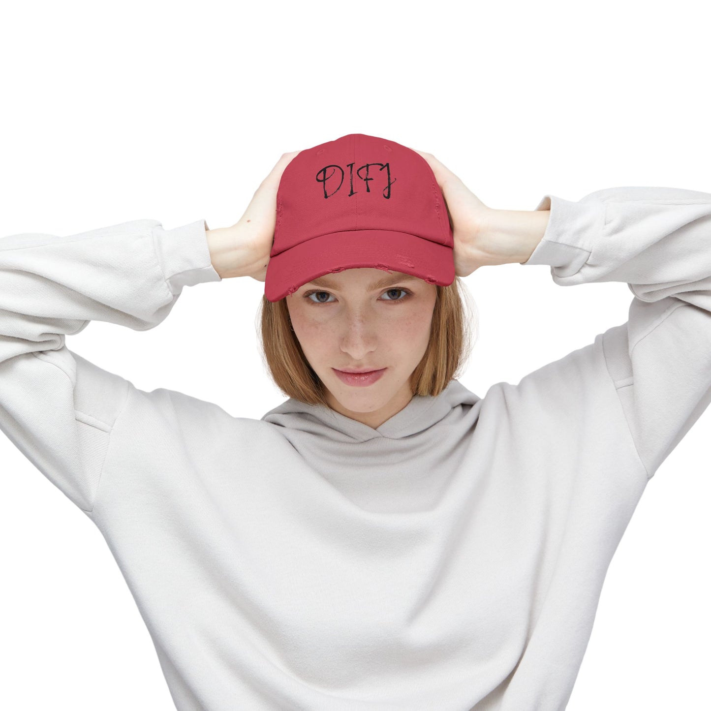 DIFJ - DO IT FOR JESUS - Distressed Unisex Cap