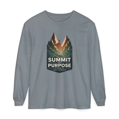 Summit with Purpose Mountain Long Sleeve Unisex Tee