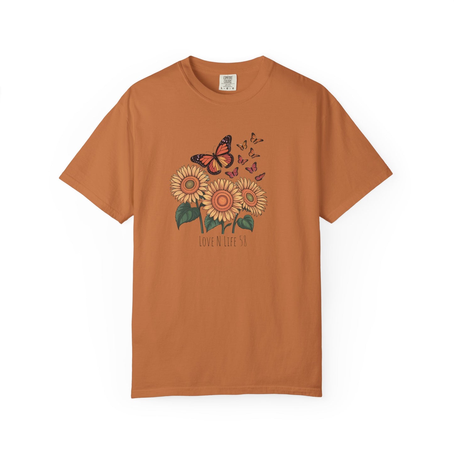 Sunflowers and Butterflies Tee