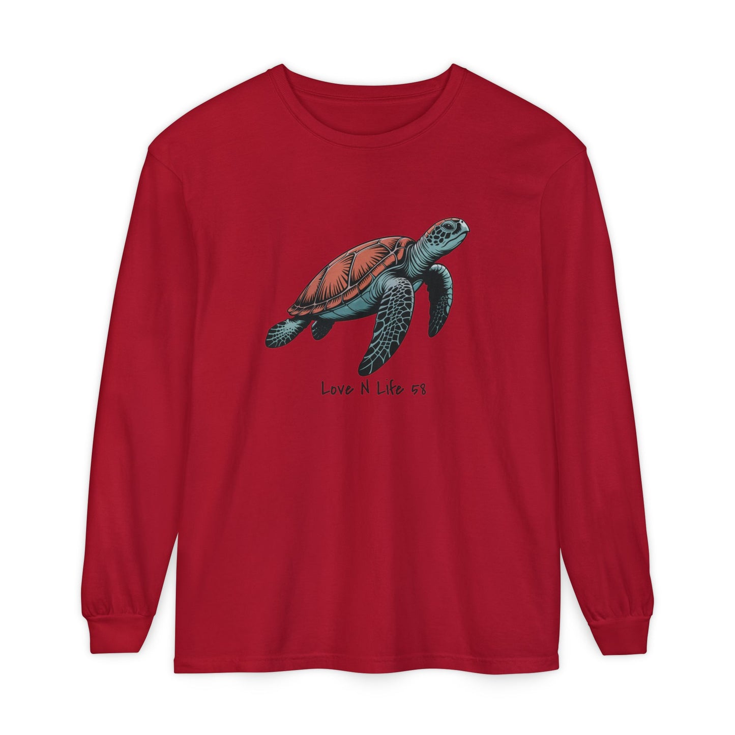 Turtle Love Tee - Comfort Colors Long Sleeve