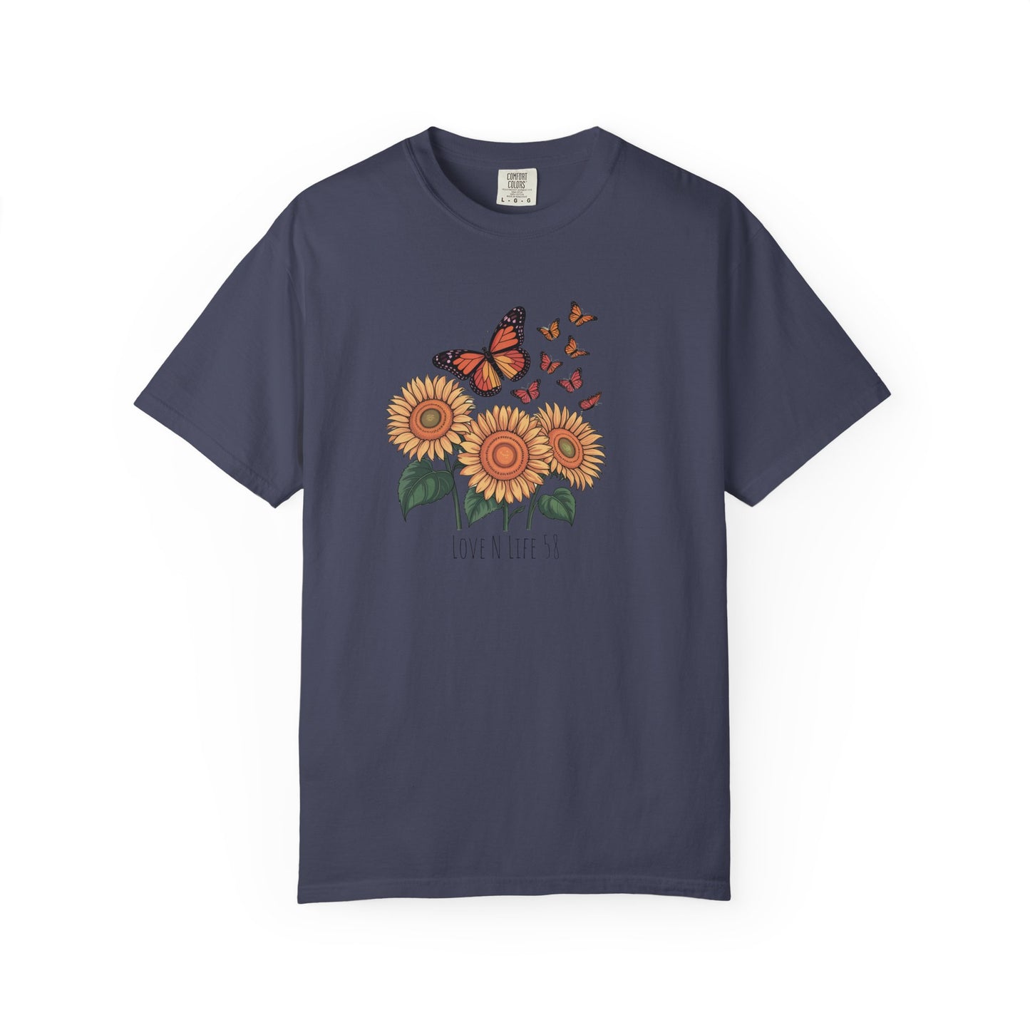 Sunflowers and Butterflies Tee