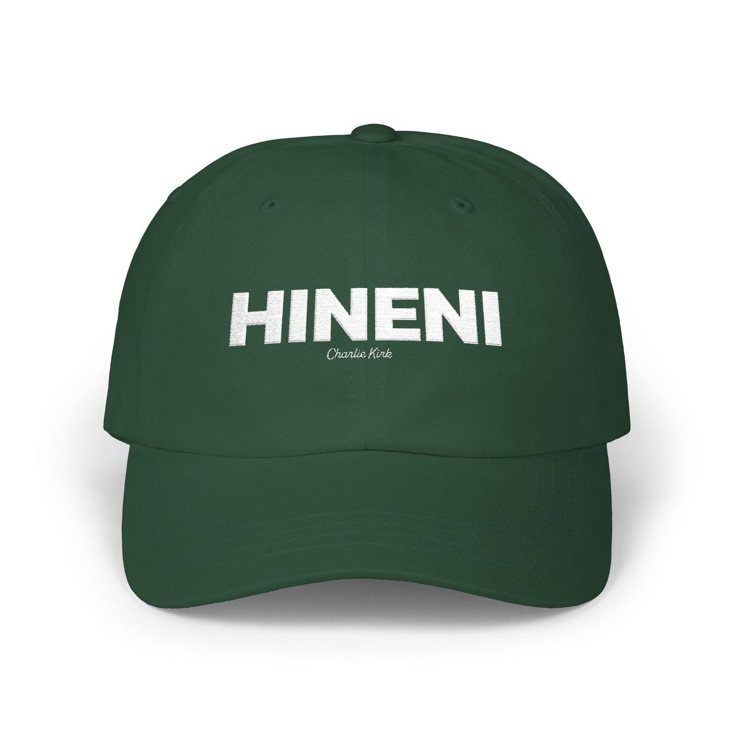 HINENI -Here I Am Lord - Charlie Kirk Unisex Classic Dad Cap
