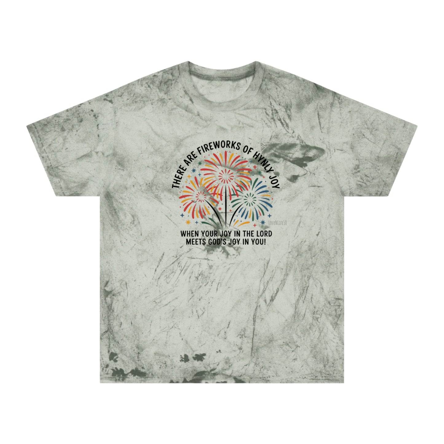 Joyful Fireworks Tee - Comfort Colors
