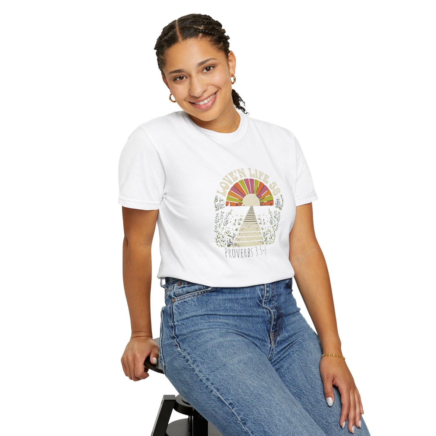 Proverbs Inspired Path Tee - Comfort Colors