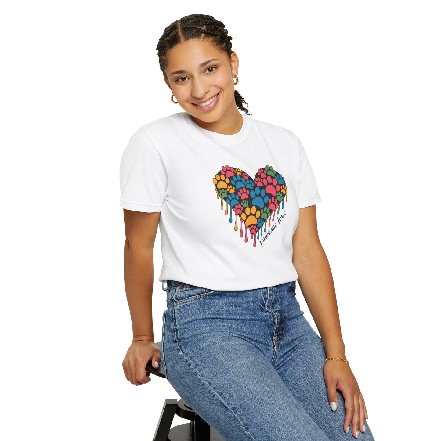 Pawsitive Love Tee - Comfort Colors