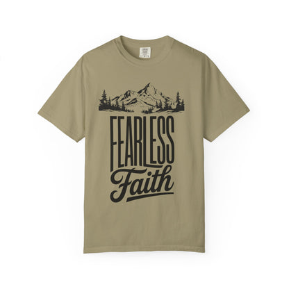 Fearless Faith Mountain Tee — Inspirational Christian Tee