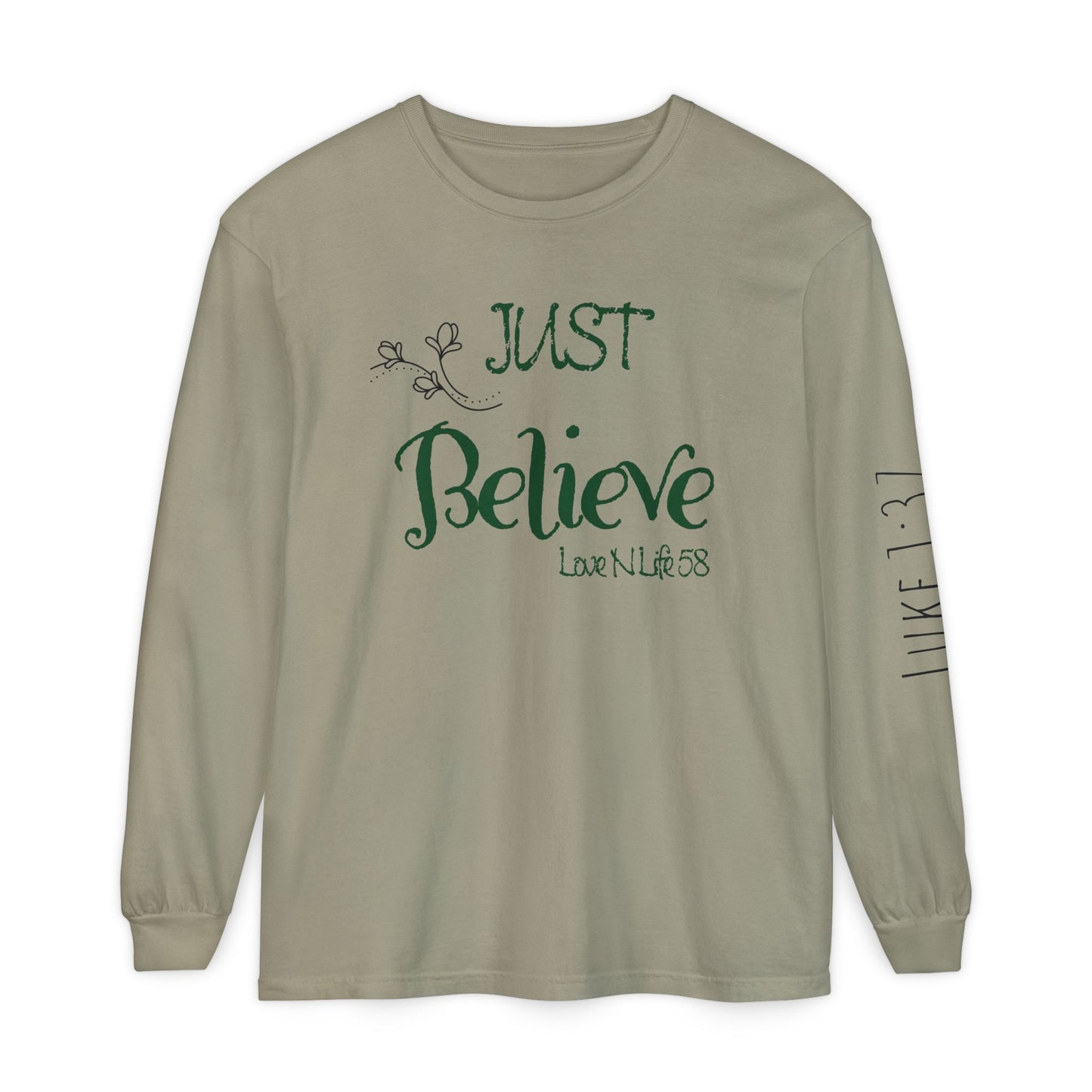 Just Believe Long Sleeve Tee