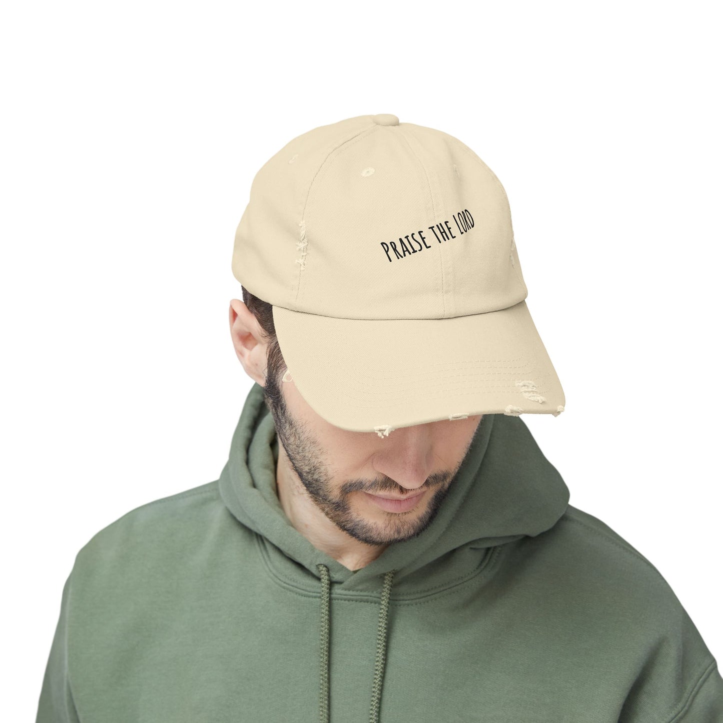 'Praise the Lord' - Distressed Hat