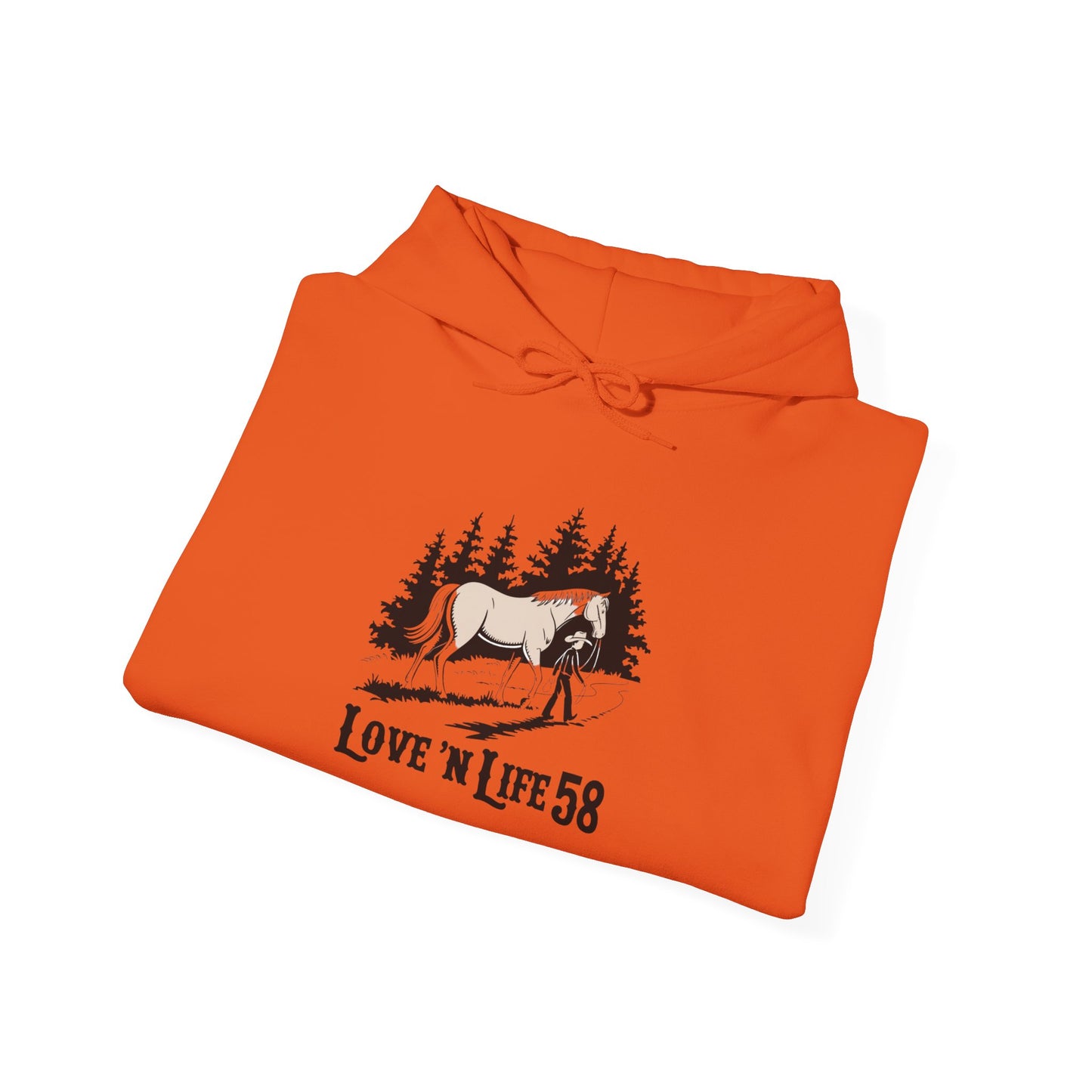 LoveNLife58 Horse and Rider - Hoodie