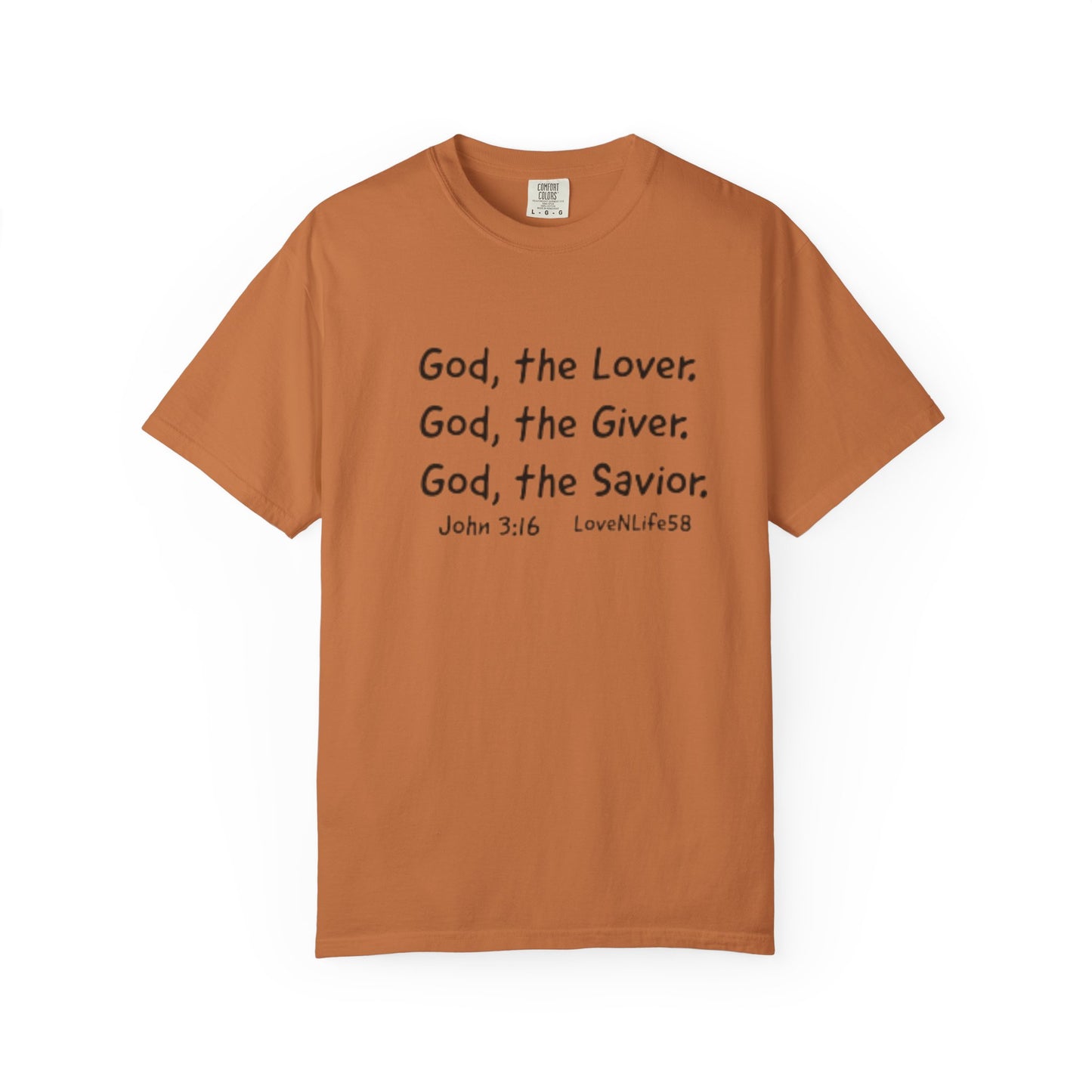 God the Lover Tee- Comfort Colors