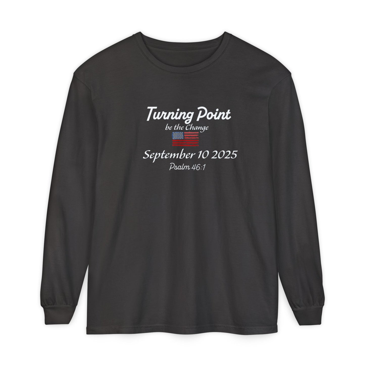 Turning Point Be the Change Long Sleeve Tee - Comfort Colors
