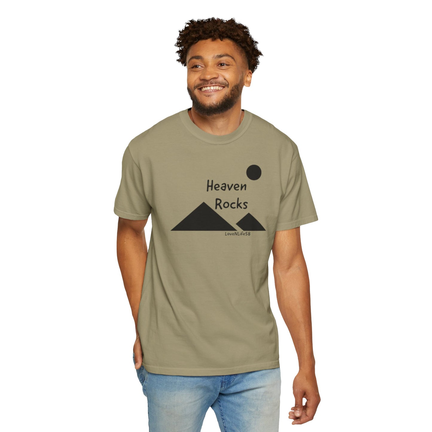 Heaven Rocks Tee- Comfort Colors