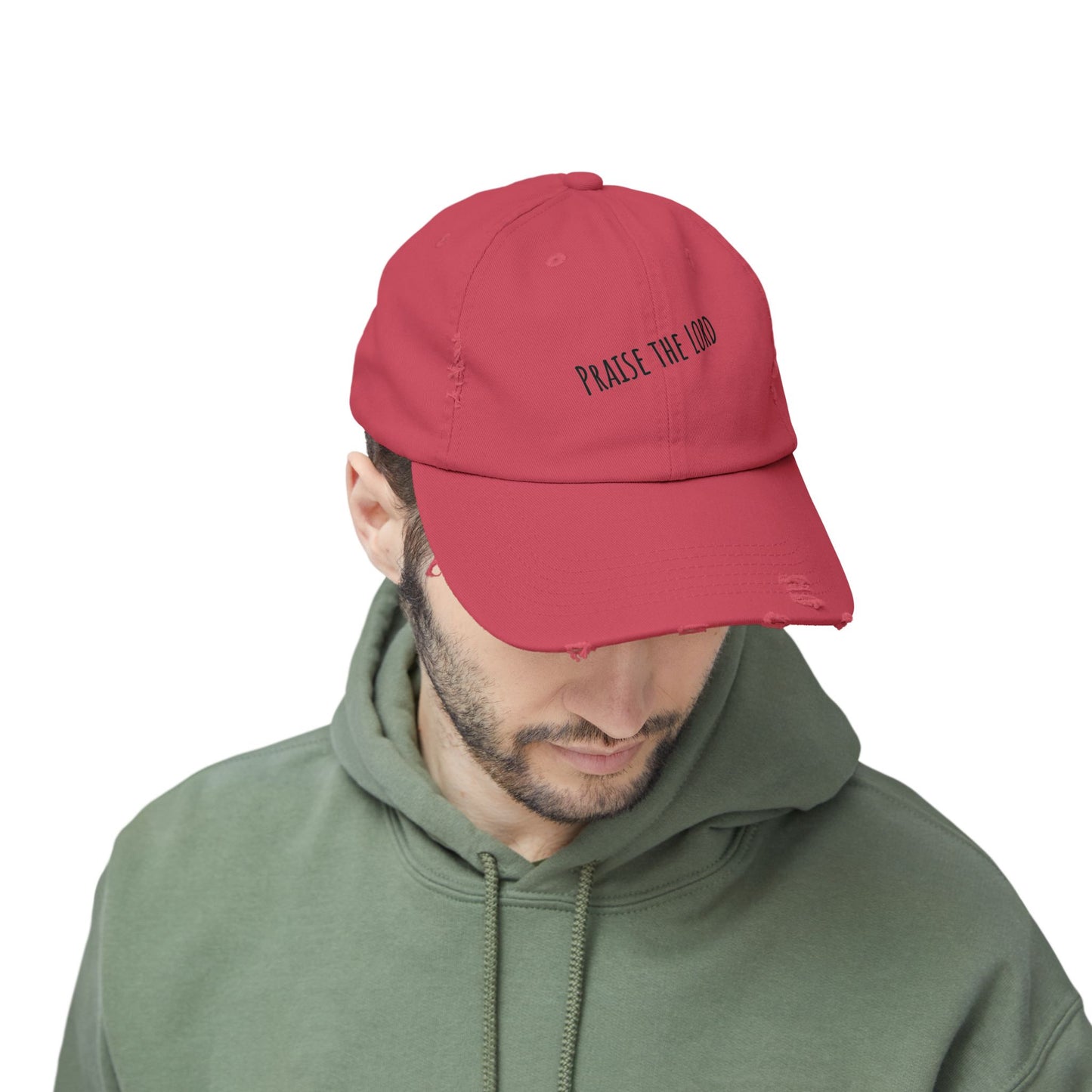 'Praise the Lord' - Distressed Hat