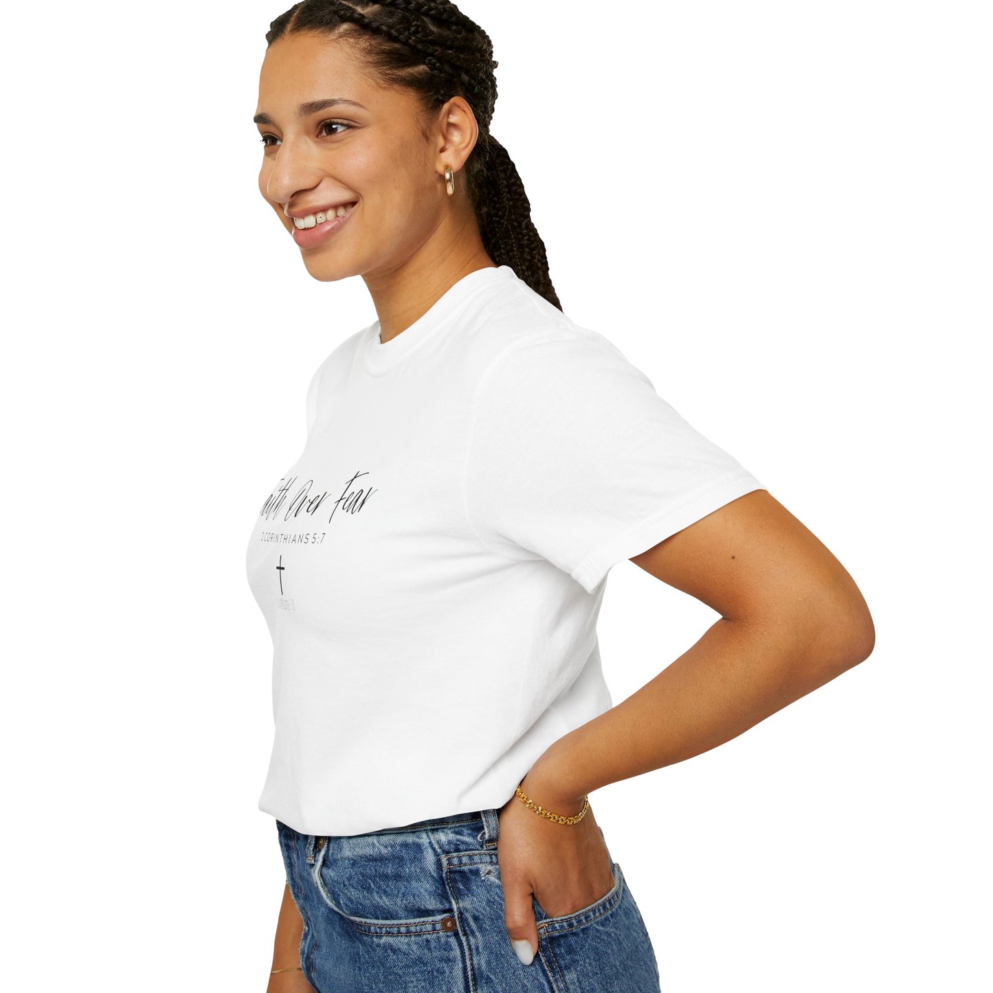 Faith Over Fear Tee - Comfort Colors