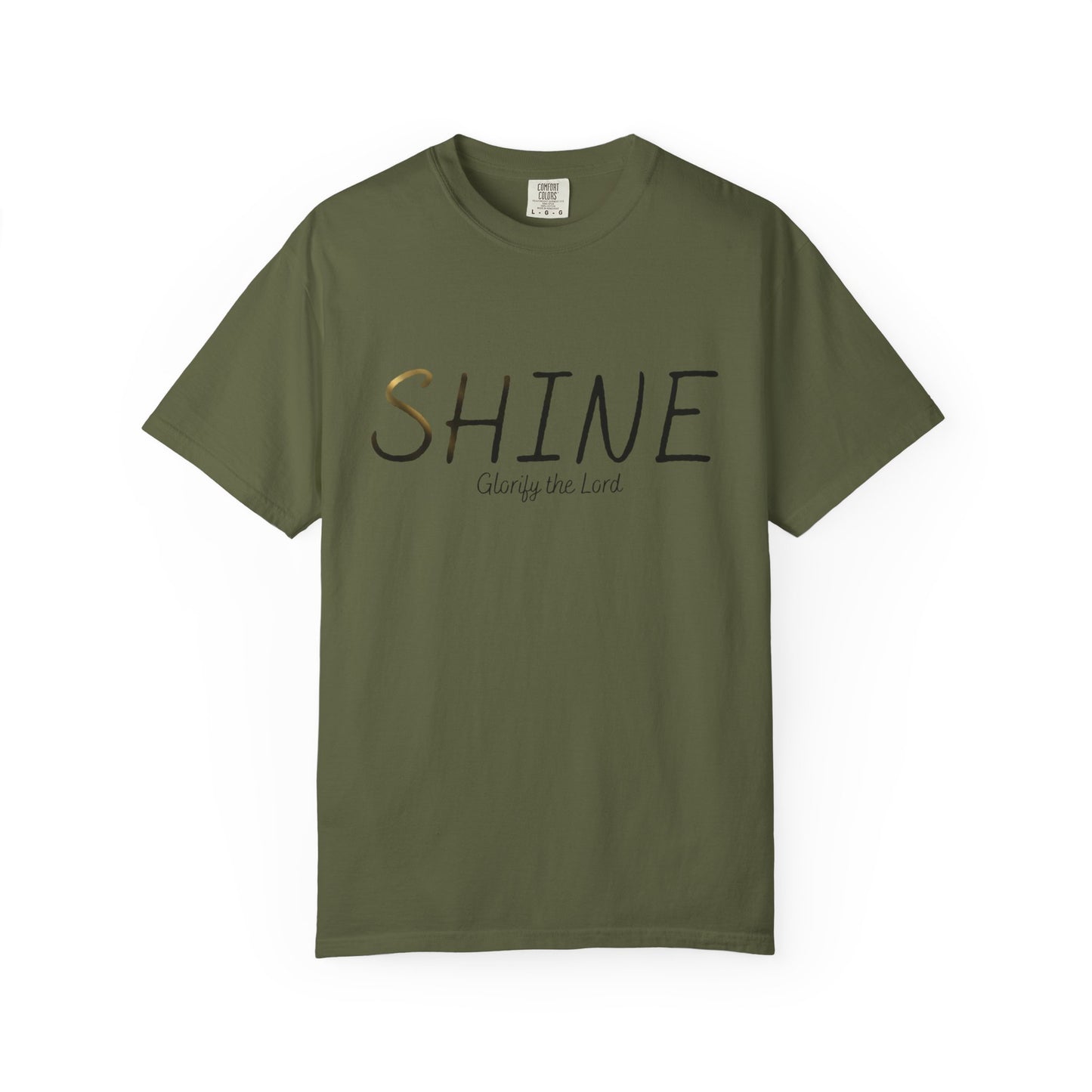 “Shine” Glorify the Lord Tee - Comfort Colors