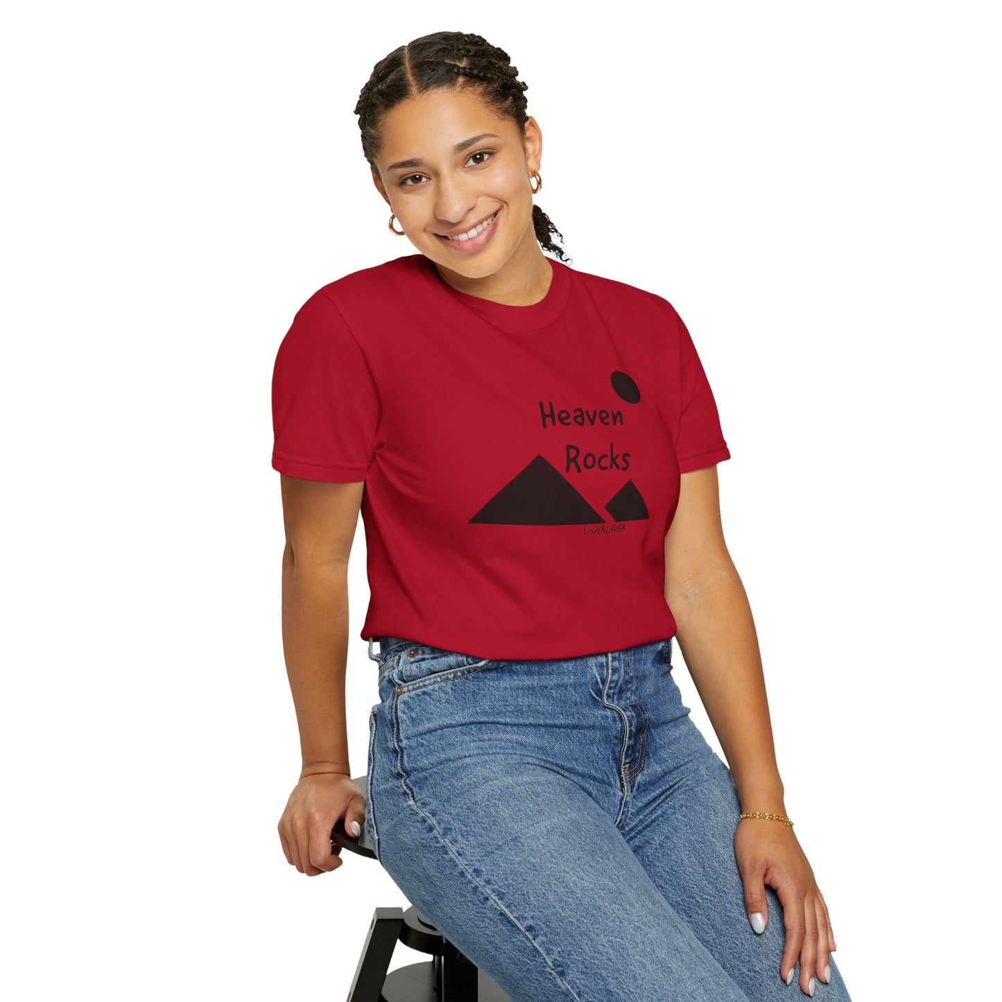 Heaven Rocks Tee- Comfort Colors