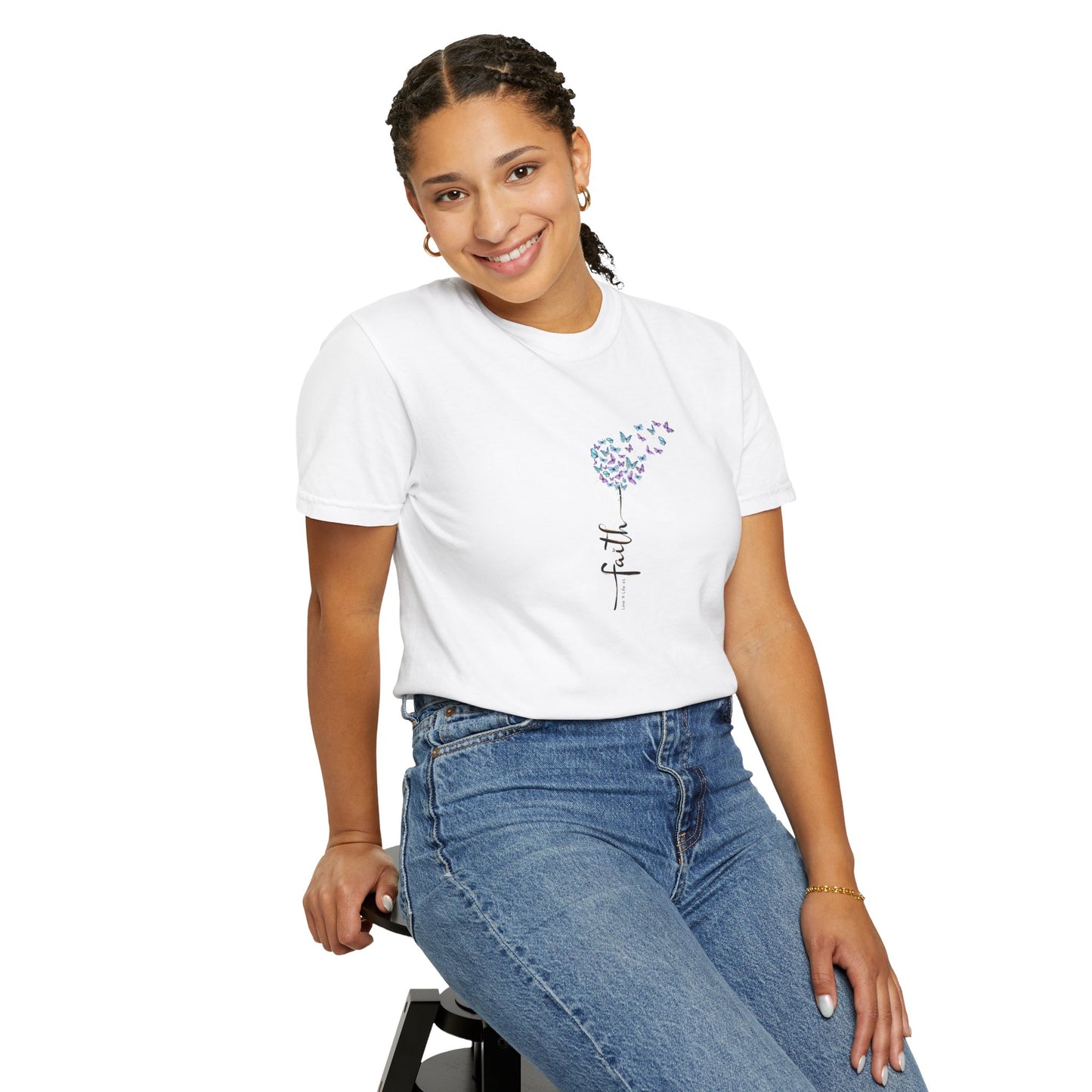 Faith Butterflies - Comfort Colors