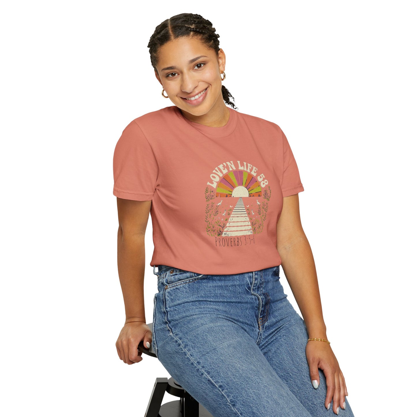 Proverbs Inspired Path Tee - Comfort Colors
